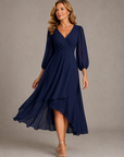 MIA Elegant V-Neck Maxi Dress