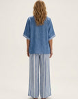 JULIANA V-Neck Top & Wide-Leg Set