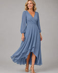 MIA Elegant V-Neck Maxi Dress