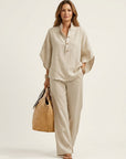 ZERAH Two-Piece Set - Sand