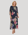 ELOWEN Midnight Bloom Maxi Dress