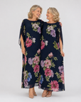 ELOWEN Midnight Bloom Maxi Dress