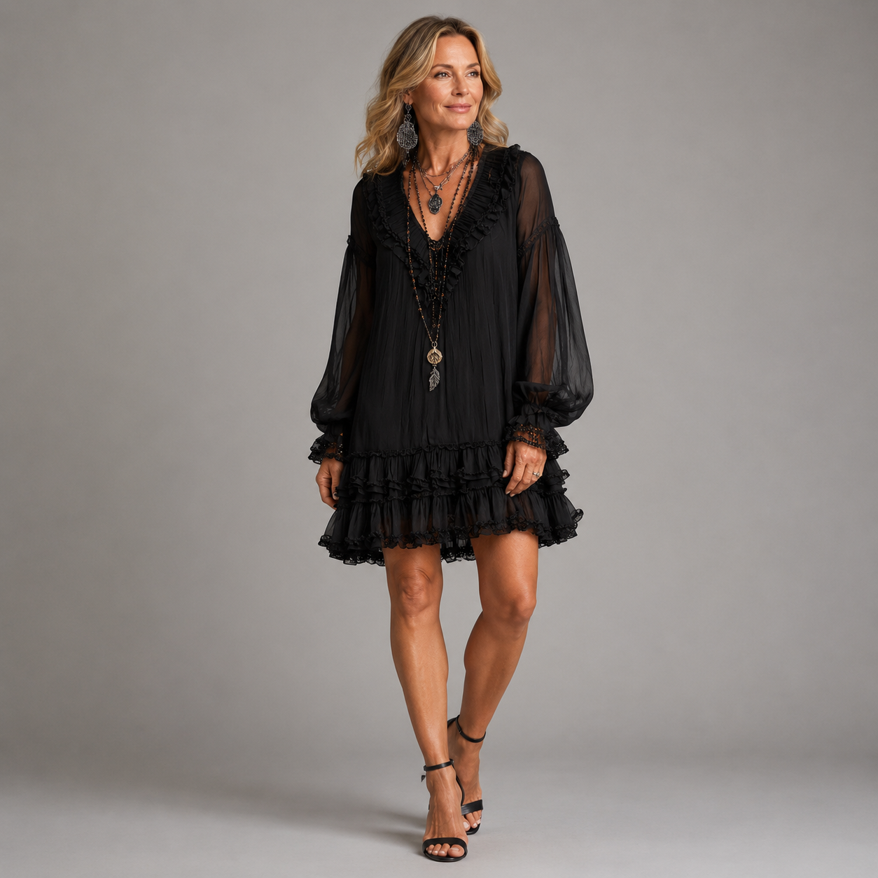 ORIELLA A-Line Mini Dress