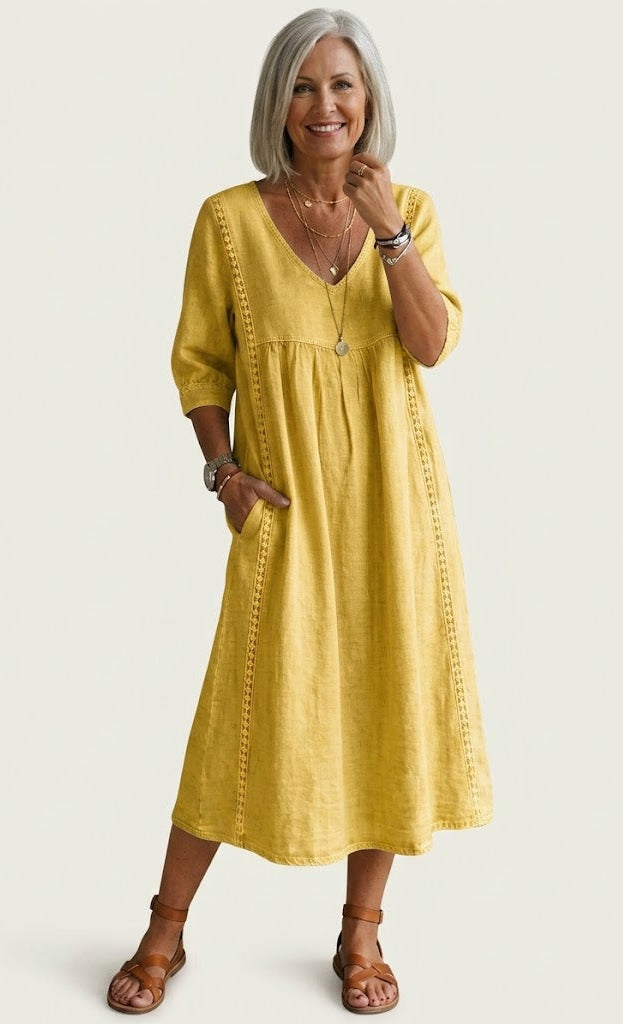 JULIETTE Elegance A-Line Maxi Dress