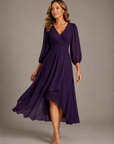 MIA Elegant V-Neck Maxi Dress