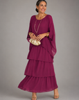 LARA Elegant Flowing Maxi Dress
