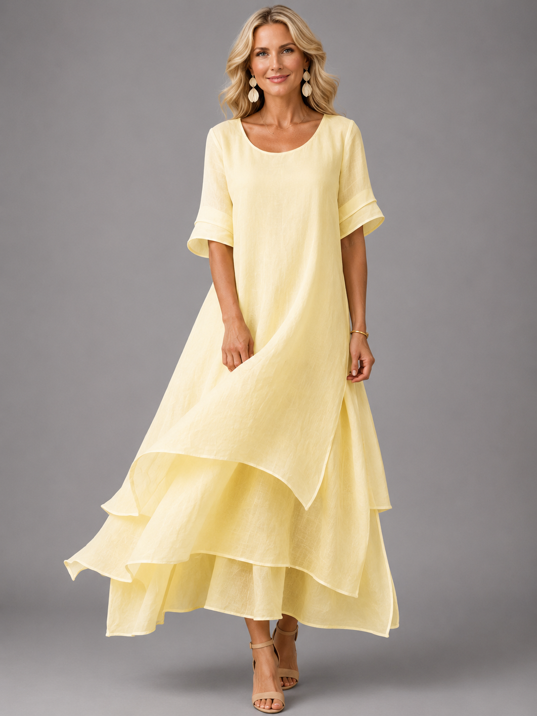 LIORA Flowing Grace Maxi Dress