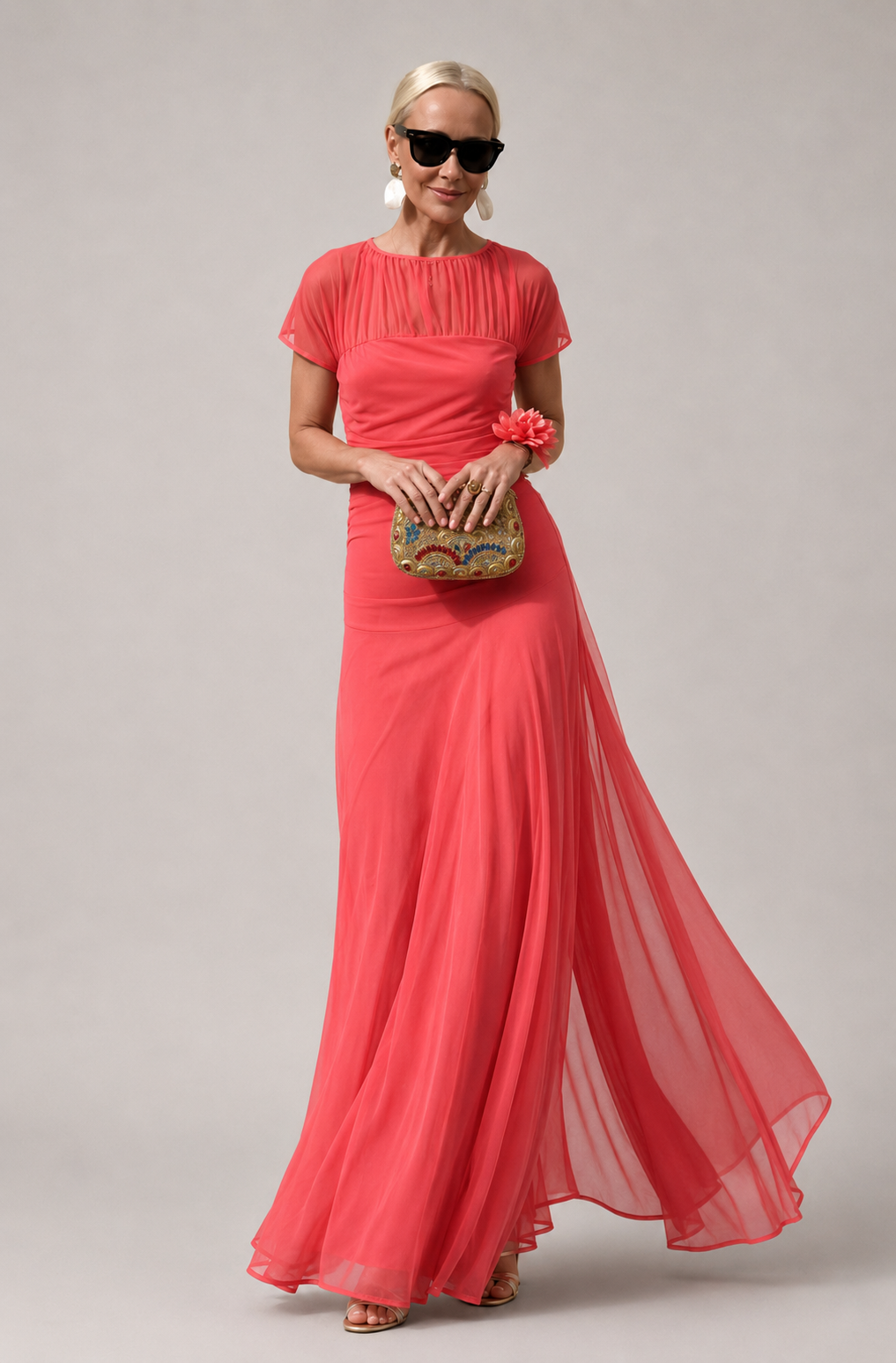 LAUREN Chiffon Dress