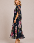 ELOWEN Midnight Bloom Maxi Dress