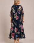 ELOWEN Midnight Bloom Maxi Dress