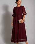 AUBREY Tummy-Smoothing Midi Dress