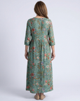 MARINA Floral V-Neck Maxi Dress