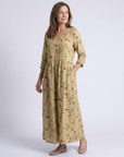 MARINA Floral V-Neck Maxi Dress
