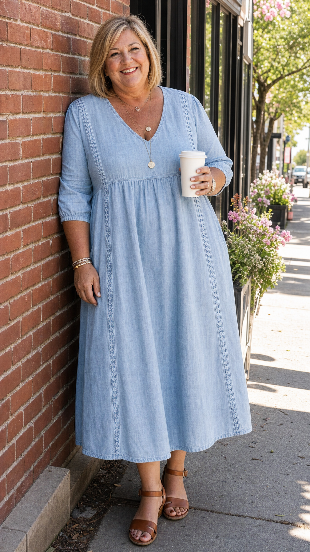 JULIETTE Elegance A-Line Maxi Dress