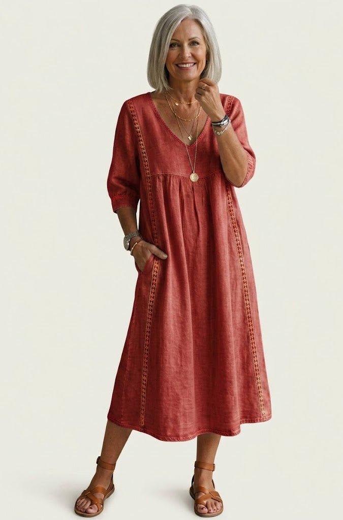 JULIETTE Elegance A-Line Maxi Dress