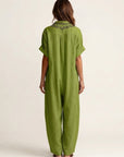 AMARINA Embroidered Linen Maxi Dress