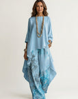 CARIOLA Cotton-Silk Two-Piece Set - Blue
