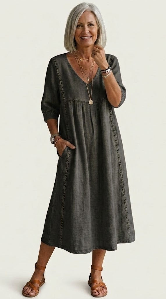 JULIETTE Elegance A-Line Maxi Dress