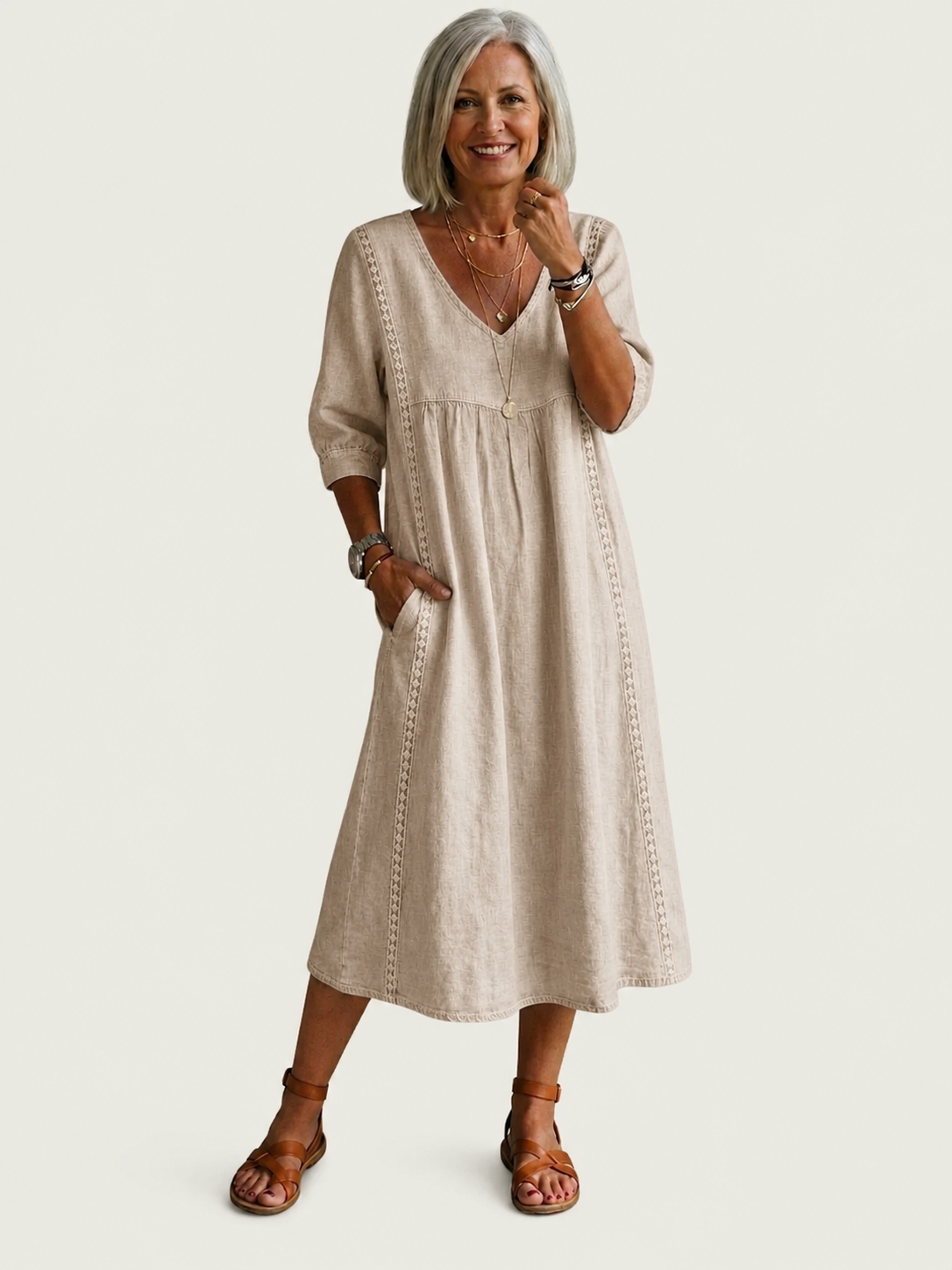 JULIETTE Elegance A-Line Maxi Dress
