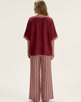 JULIANA V-Neck Top & Wide-Leg Set