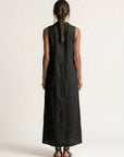 MIRABELL Hooded Sleeveless Maxi Dress