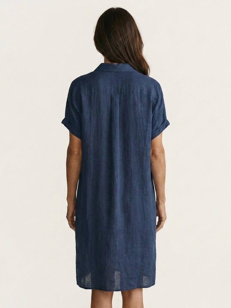 NIDALIE Midi Shirt Dress