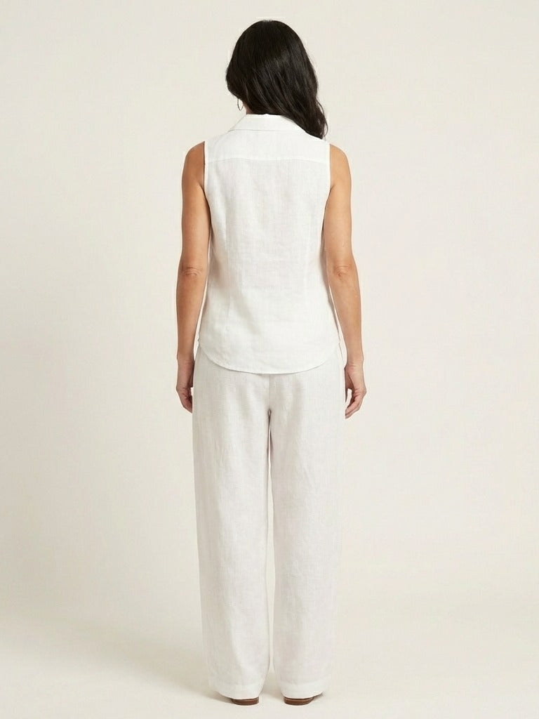 TWIILA Wrap-Top &amp; Wide-Leg Set