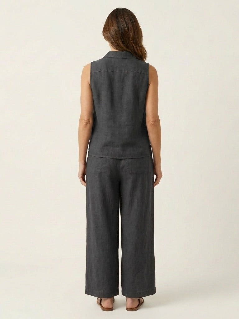 TWIILA Wrap-Top &amp; Wide-Leg Set
