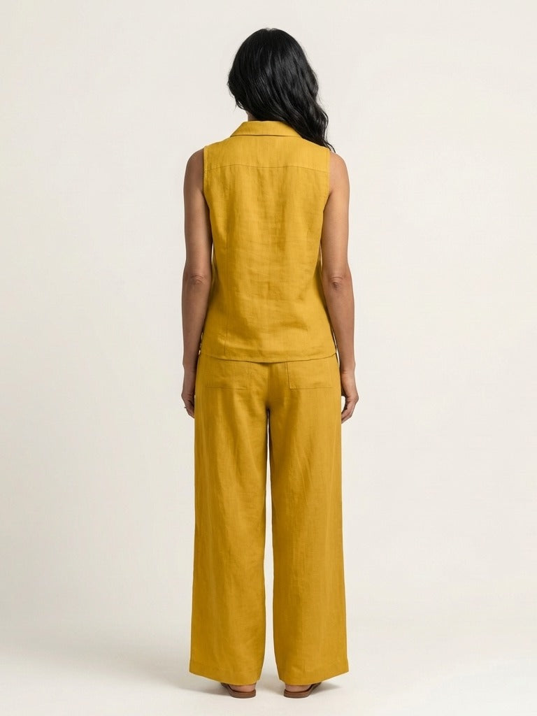 TWIILA Wrap-Top &amp; Wide-Leg Set