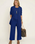 VIVIENNE Minimalist 3-Piece Set - Blue