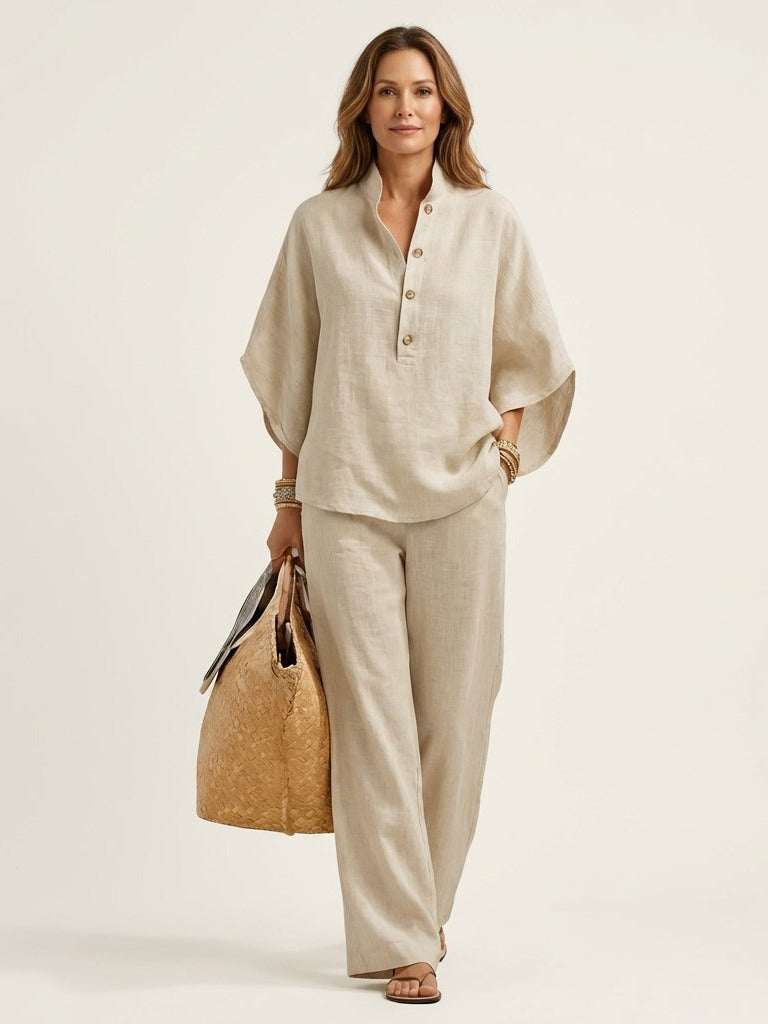 ZERAH Two-Piece Set - Sand