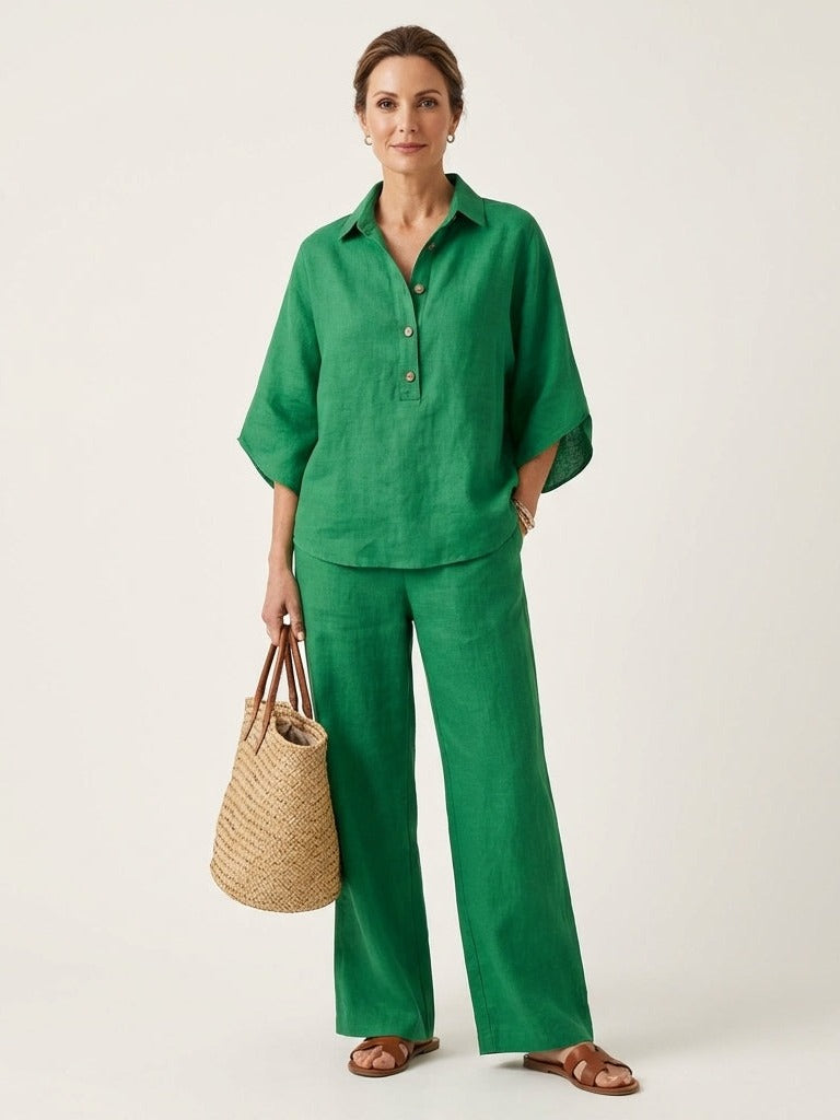 ZERAH Two-Piece Set - Green