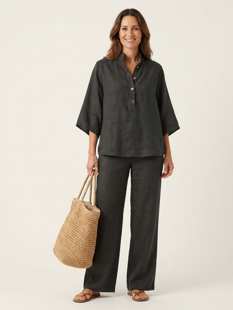 ZERAH Two-Piece Set - Black